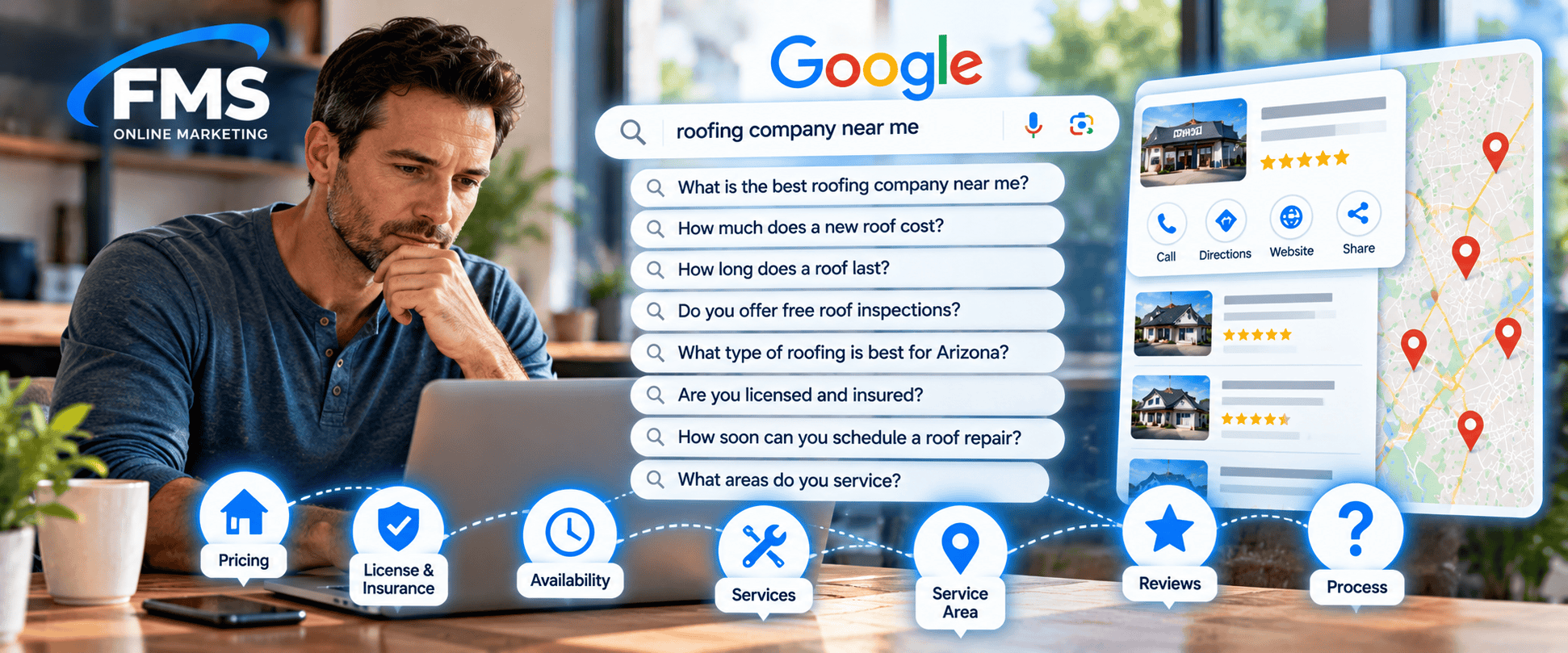 Google Search for Local Roofing Services