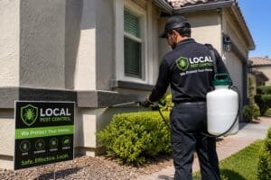 pest control spraying home